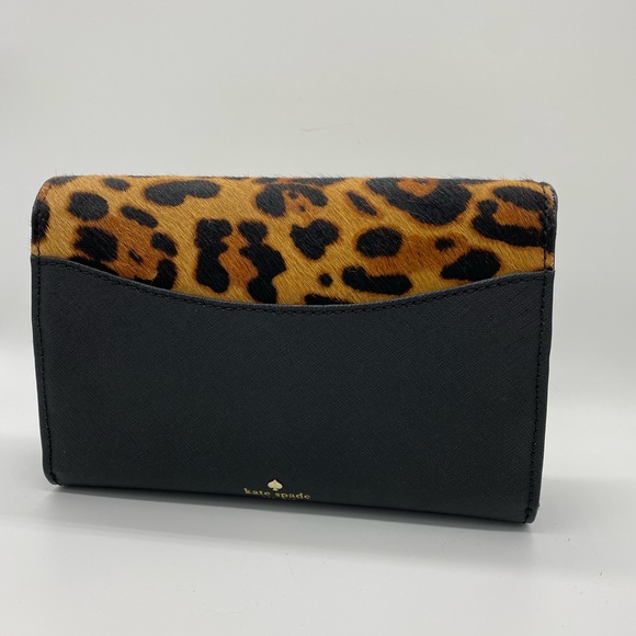 Kate Spade Run Wild Leopard Summer Clutch Crossbody Bag - Picture 2 of 7